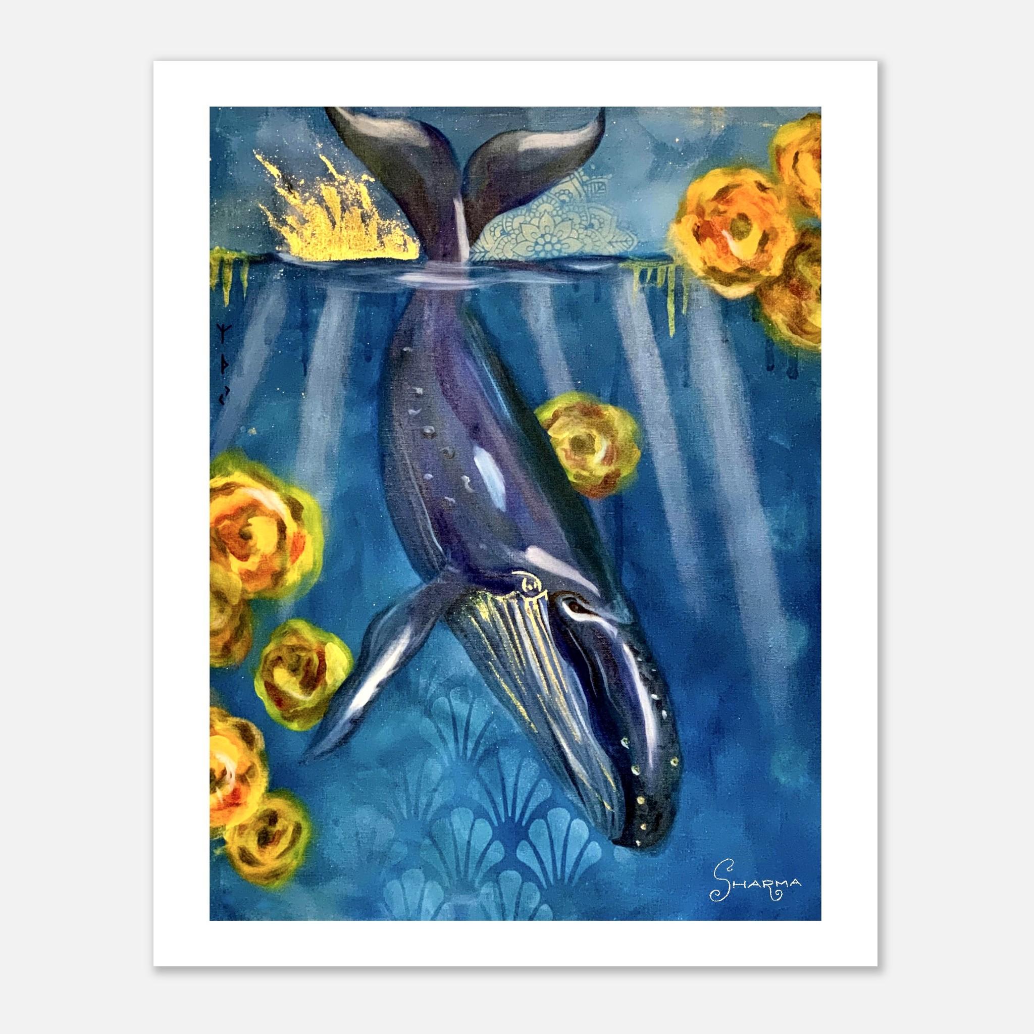 Grace in Blue - Fine Art Print